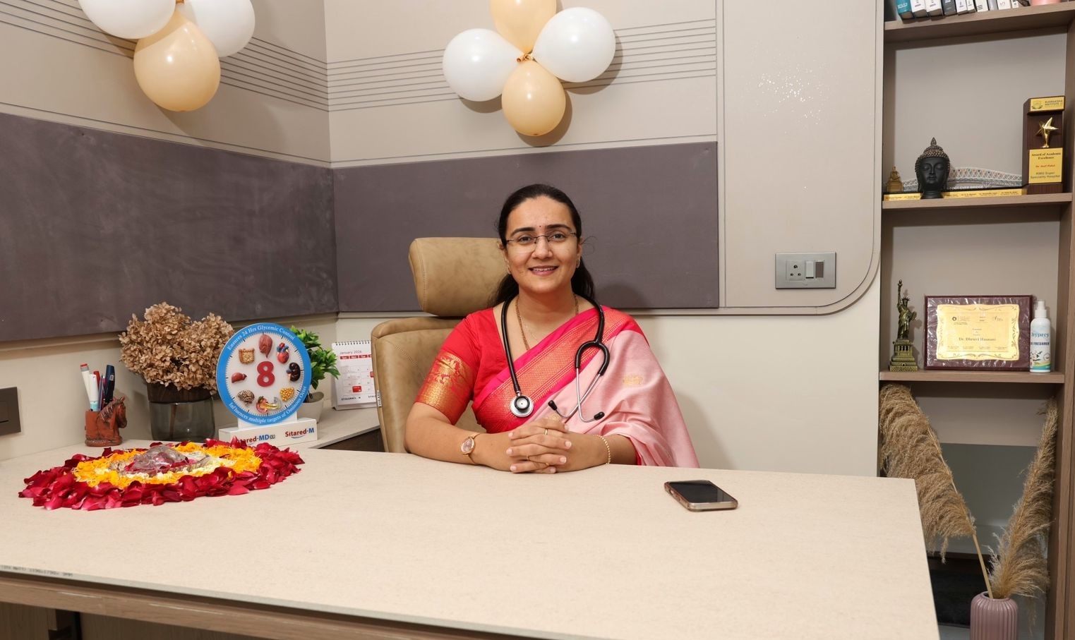 Dr. Dhruvi Hasnani - Consultant Diabetologist at Rudraksha Institute of Medical Sciences, Ahmedabad